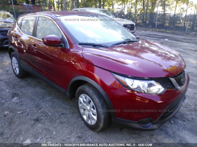 JN1BJ1CRXJW259523 - 2018 NISSAN ROGUE SPORT S/SV/SL RED photo 1