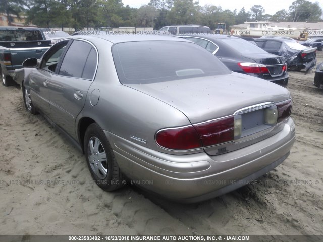 1G4HR54K82U234296 - 2002 BUICK LESABRE LIMITED BROWN photo 3