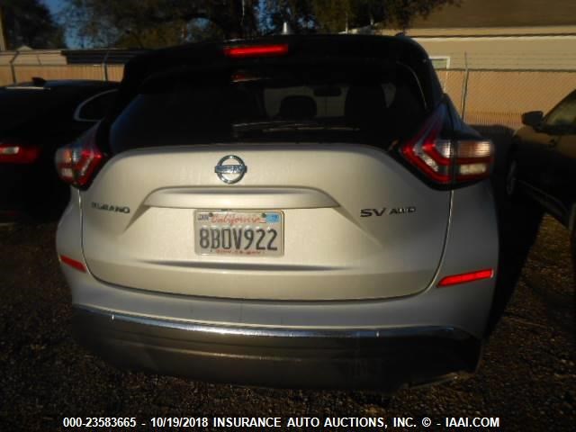 5N1AZ2MH0JN124551 - 2018 NISSAN MURANO S/SL/SV/PLATINUM SILVER photo 1