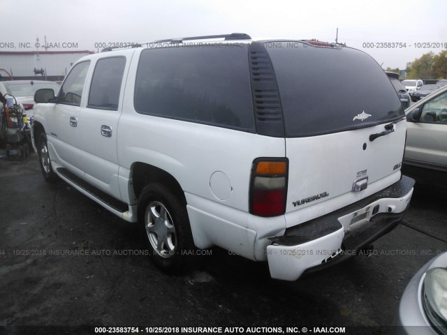 1GKFK66U64J127177 - 2004 GMC YUKON XL DENALI WHITE photo 3