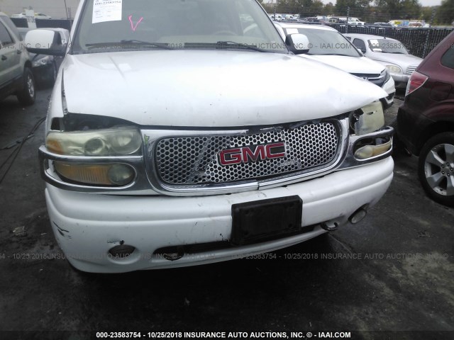 1GKFK66U64J127177 - 2004 GMC YUKON XL DENALI WHITE photo 6