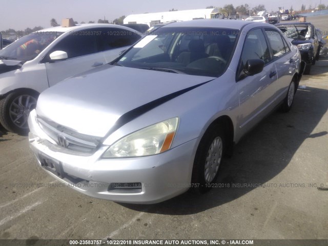 JHMCM56147C006132 - 2007 HONDA ACCORD VALUE SILVER photo 2