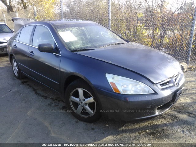 1HGCM56705A128048 - 2005 HONDA ACCORD EX BLUE photo 1