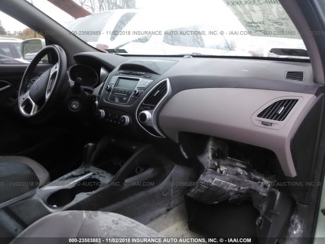 KM8JUCAC3BU246132 - 2011 HYUNDAI TUCSON GLS/LIMITED 绿色 照片 5