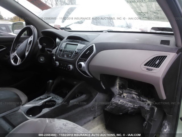 KM8JUCAC3BU246132 - 2011 HYUNDAI TUCSON GLS/LIMITED GREEN photo 5