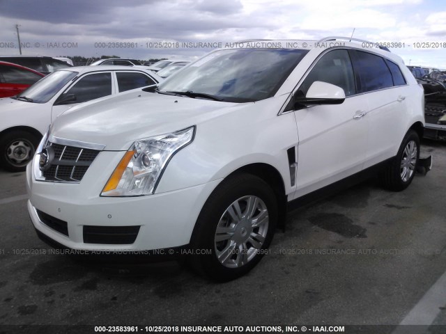 3GYFNAE33CS618053 - 2012 CADILLAC SRX LUXURY COLLECTION WHITE photo 2