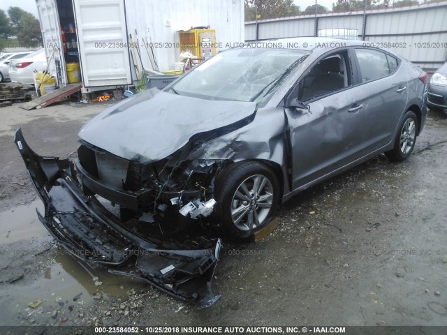 5NPD84LF8JH294608 - 2018 HYUNDAI ELANTRA SEL/VALUE/LIMITED GRAY photo 6