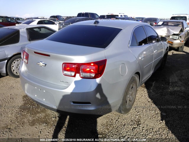 1G11B5SA0DF269368 - 2013 CHEVROLET MALIBU LS ვერცხლისფერი ფოტო 4
