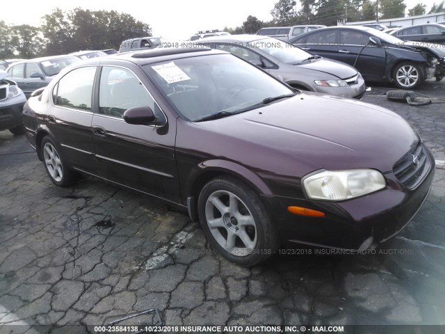 JN1CA31A6YT014534 - 2000 NISSAN MAXIMA GLE/GXE/SE PURPLE photo 1