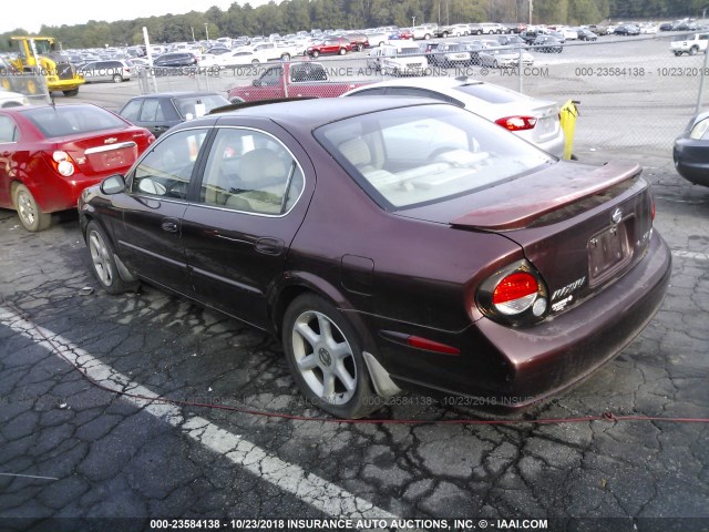 JN1CA31A6YT014534 - 2000 NISSAN MAXIMA GLE/GXE/SE PURPLE photo 3