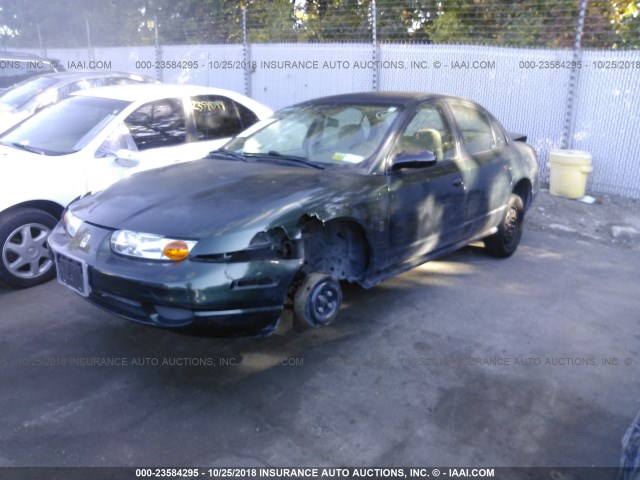 1G8ZH52842Z162190 - 2002 SATURN SL1 GREEN photo 2