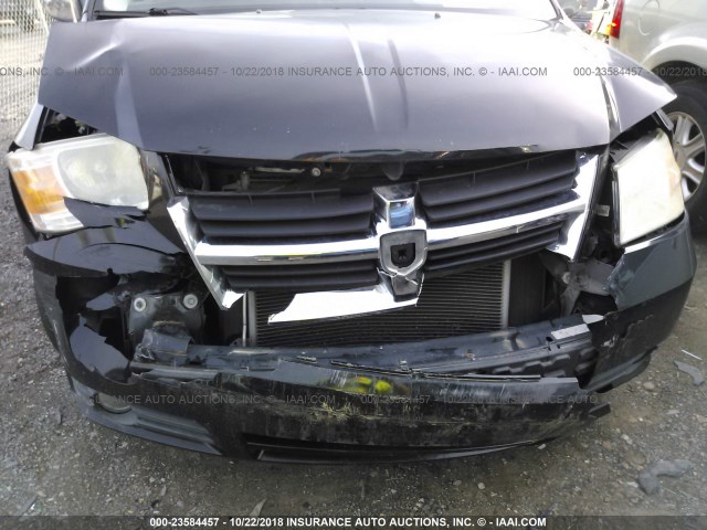 2D8HN54X98R645368 - 2008 DODGE GRAND CARAVAN SXT BLACK photo 6