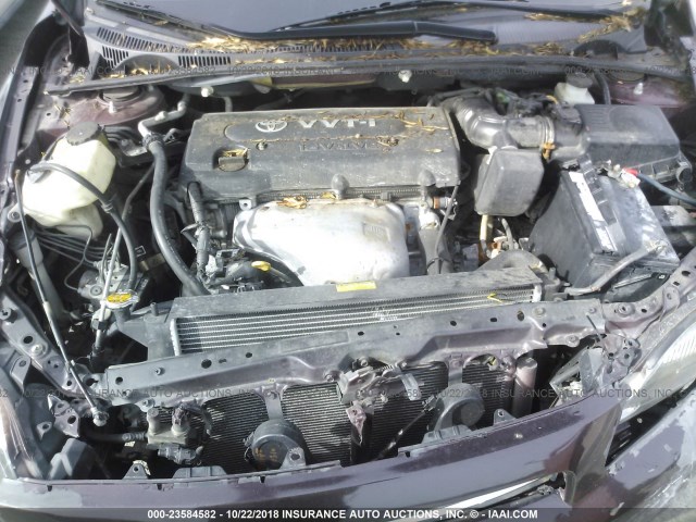 JTKDE177050035875 - 2005 TOYOTA SCION TC 勃艮第红 照片 10