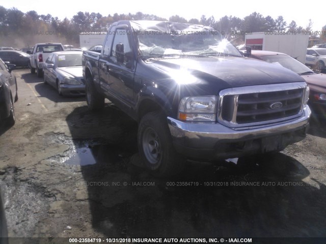 1FTSX31FXXEE34657 - 1999 FORD F350 SRW SUPER DUTY Navy photo 1