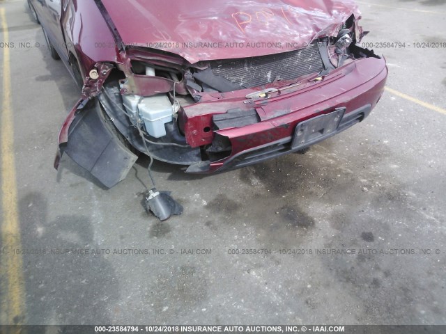 2FMZA51433BA09552 - 2003 FORD WINDSTAR LX MAROON photo 6