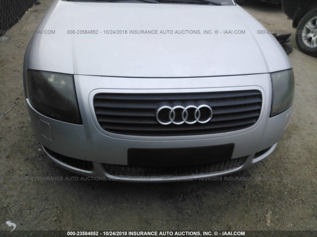 TRUUT28N111027617 - 2001 AUDI TT QUATTRO SILVER photo 6