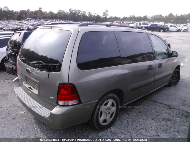 2FMZA51674BA34635 - 2004 FORD FREESTAR SE GOLD photo 4