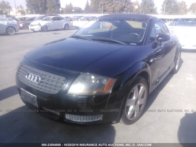 TRUSX28N021006206 - 2002 AUDI TT BLACK photo 2