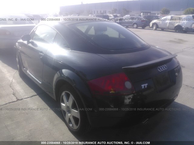 TRUSX28N021006206 - 2002 AUDI TT BLACK photo 3