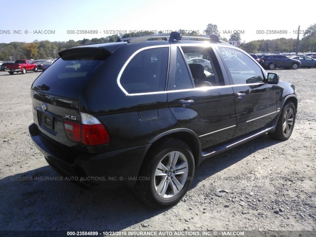 5UXFB53576LV22817 - 2006 BMW X5 4.4I BLACK photo 4