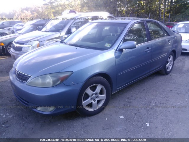 4T1BF32KX3U543887 - 2003 TOYOTA CAMRY LE/XLE/SE Mavi foto 2