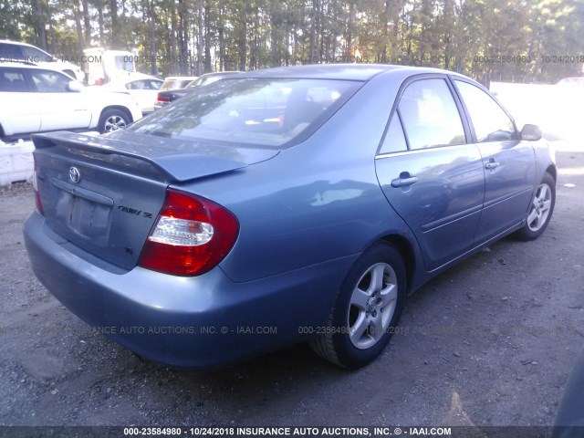 4T1BF32KX3U543887 - 2003 TOYOTA CAMRY LE/XLE/SE Mavi foto 4
