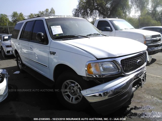 1FMRU15W21LB40495 - 2001 FORD EXPEDITION XLT WHITE photo 1