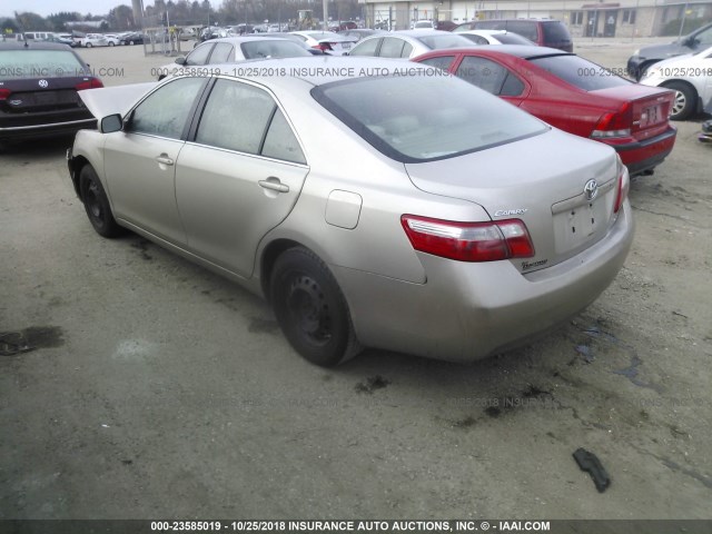 4T1BE46K57U718491 - 2007 TOYOTA CAMRY NEW GENERAT CE/LE/XLE/SE GOLD photo 3
