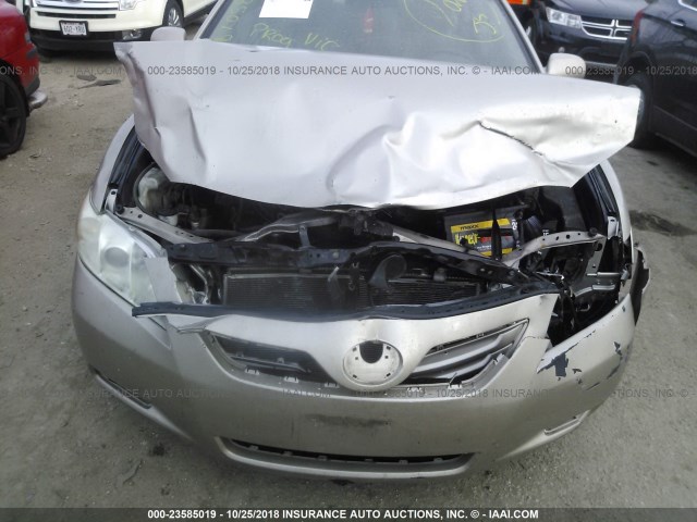 4T1BE46K57U718491 - 2007 TOYOTA CAMRY NEW GENERAT CE/LE/XLE/SE GOLD photo 6