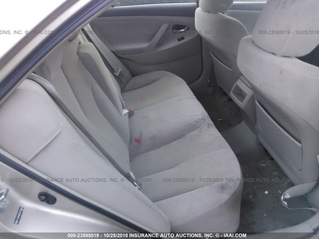 4T1BE46K57U718491 - 2007 TOYOTA CAMRY NEW GENERAT CE/LE/XLE/SE GOLD photo 8