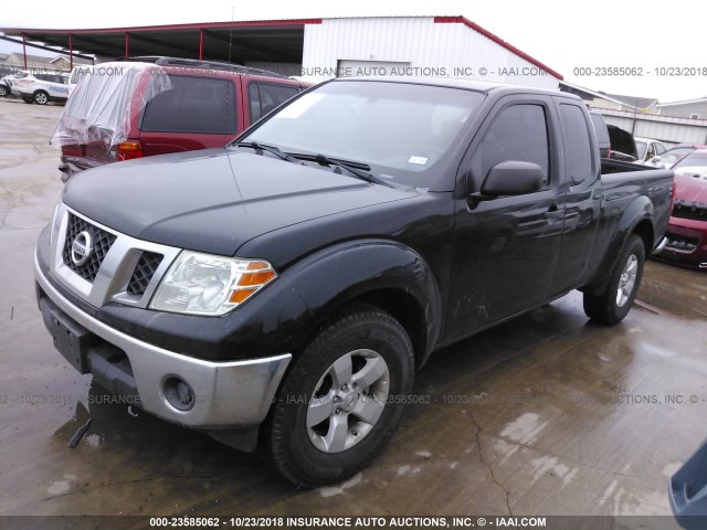 1N6BD0CT6BC415132 - 2011 NISSAN FRONTIER S/SV BLACK photo 2