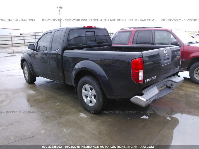 1N6BD0CT6BC415132 - 2011 NISSAN FRONTIER S/SV BLACK photo 3