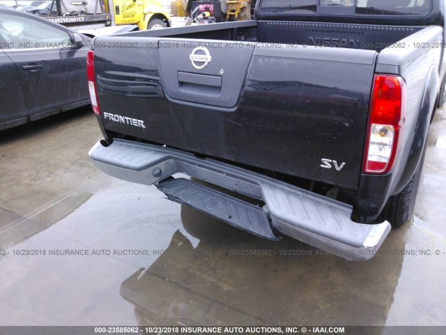 1N6BD0CT6BC415132 - 2011 NISSAN FRONTIER S/SV BLACK photo 6