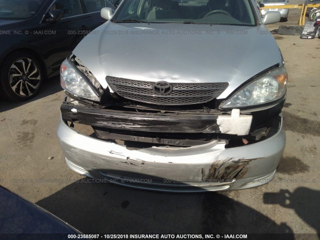 4T1BE32KX4U322326 - 2004 TOYOTA CAMRY LE/XLE/SE SILVER photo 6