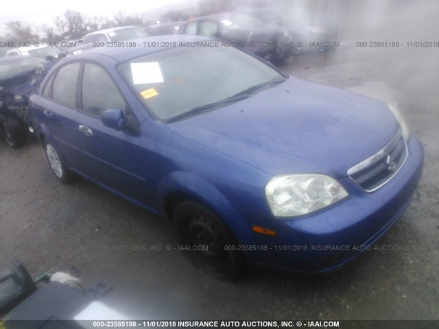 KL5JD56Z77K497824 - 2007 SUZUKI FORENZA BLUE photo 1