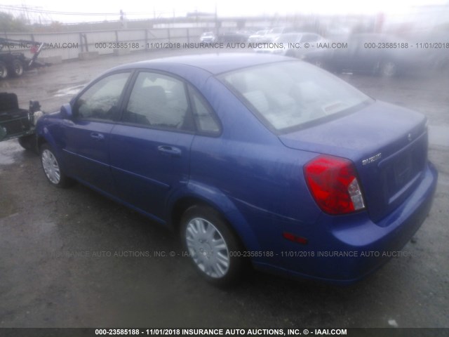 KL5JD56Z77K497824 - 2007 SUZUKI FORENZA BLUE photo 3