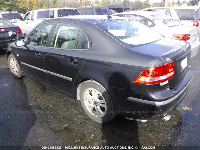 YS3FD49Y061027810 - 2006 SAAB 9-3 BLACK photo 3