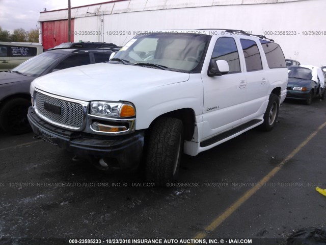 1GKFK66U51J216556 - 2001 GMC DENALI XL K1500 WHITE photo 2