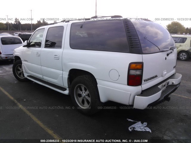 1GKFK66U51J216556 - 2001 GMC DENALI XL K1500 WHITE photo 3