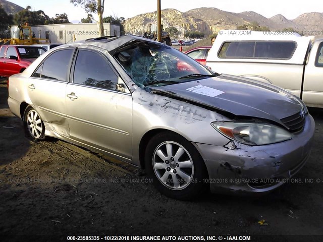 4T1BF30K44U063042 - 2004 TOYOTA CAMRY LE/XLE/SE GOLD photo 1