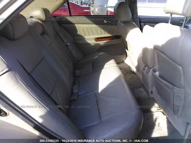 4T1BF30K44U063042 - 2004 TOYOTA CAMRY LE/XLE/SE GOLD photo 8