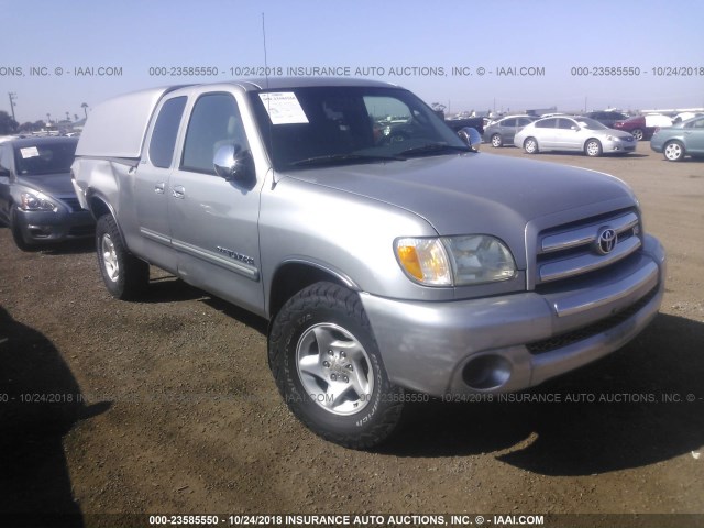 5TBRT34134S449641 - 2004 TOYOTA TUNDRA ACCESS CAB SR5 SILVER photo 1