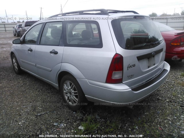 1FAFP36332W186549 - 2002 FORD FOCUS SE/SE COMFORT/ZTW/SE SPRT SILVER photo 3