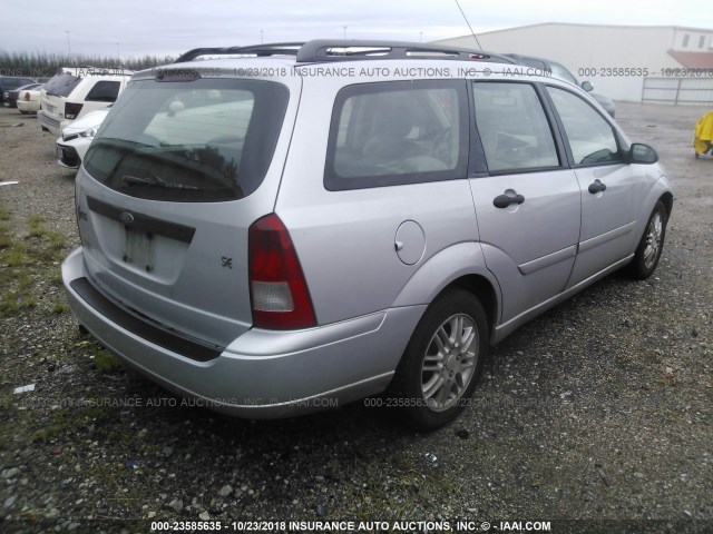 1FAFP36332W186549 - 2002 FORD FOCUS SE/SE COMFORT/ZTW/SE SPRT SILVER photo 4