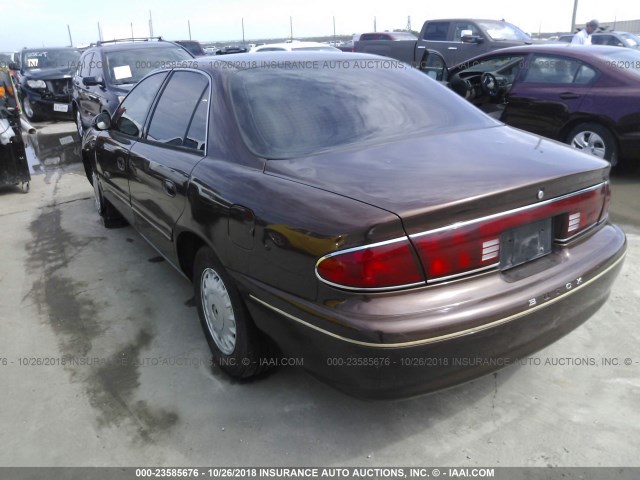 2G4WY52M0W1558827 - 1998 BUICK CENTURY LIMITED BROWN photo 3