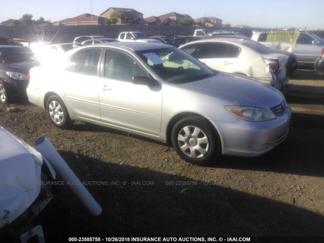 4T1BE32K73U177731 - 2003 TOYOTA CAMRY LE/XLE/SE SILVER photo 1
