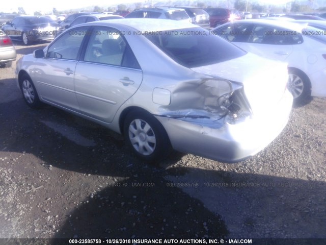 4T1BE32K73U177731 - 2003 TOYOTA CAMRY LE/XLE/SE SILVER photo 6