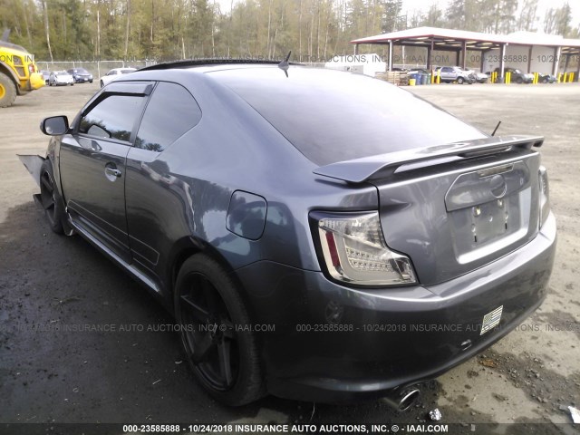 JTKJF5C73D3057282 - 2013 TOYOTA SCION TC 灰色 照片 3