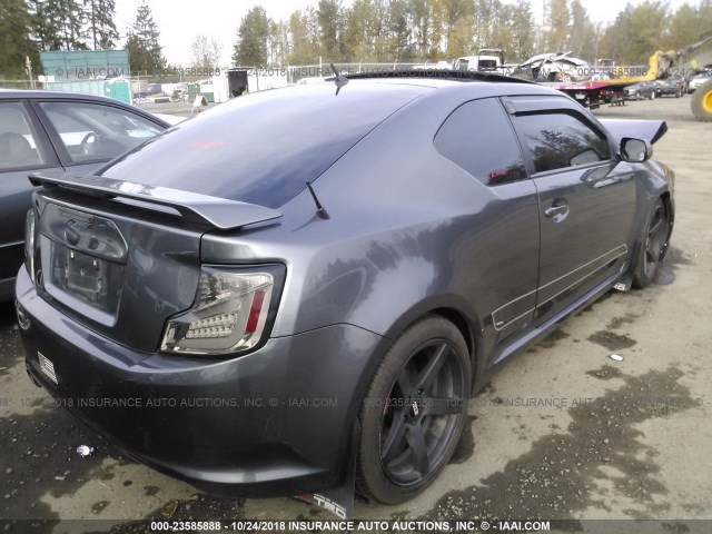JTKJF5C73D3057282 - 2013 TOYOTA SCION TC 灰色 照片 4