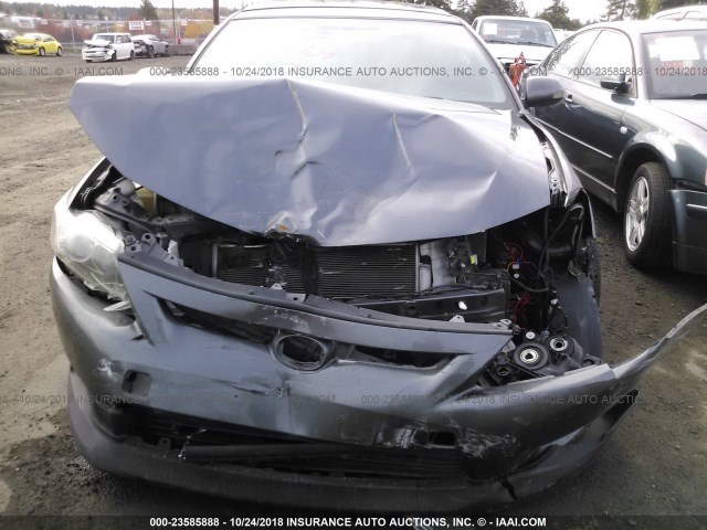 JTKJF5C73D3057282 - 2013 TOYOTA SCION TC 灰色 照片 6